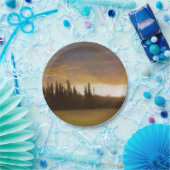 カリフォルニアの夕日(カリフォルニアの風景) ペーパープレート (パーティー)