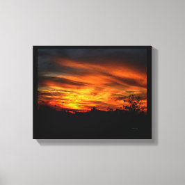 カリフォルニアの夕日 キャンバスプリント