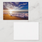 カリフォルニアの夕日…息をのむような ノートカード (正面/裏面)