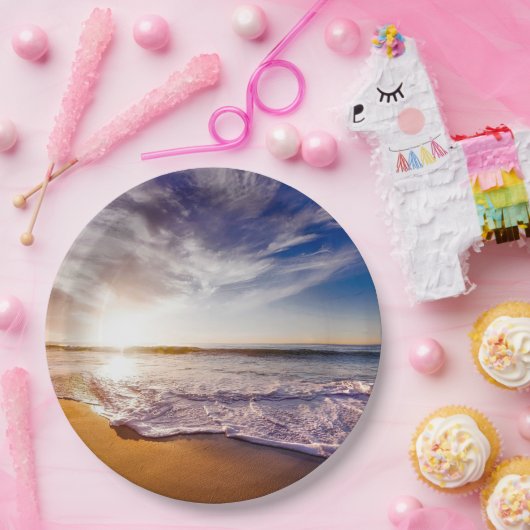 カリフォルニアの夕日…息をのむような ペーパープレート (パーティー)