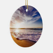 カリフォルニアの夕日…美しい セラミックオーナメント (右)