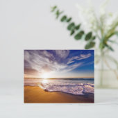 カリフォルニアの夕日…美しい ポストカード (スタンド正面)
