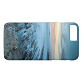カリフォルニアの夕焼けの青い海景色 Case-Mate iPhoneケース (裏面(横))