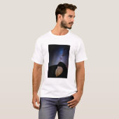 カリフォルニアの夜の天の川 Tシャツ (正面フル)