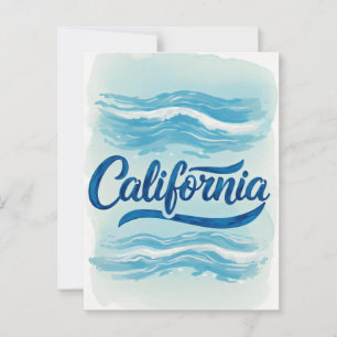 カリフォルニアの夢の葉書 – Vintage Travel Vibe ポストカード