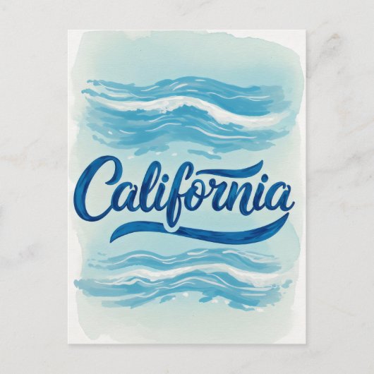 カリフォルニアの夢の葉書 – Vintage Travel Vibe ポストカード (正面)