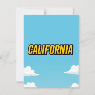カリフォルニアの夢の葉書 – Vintage Travel Vibe ポストカード