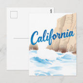 カリフォルニアの夢の葉書 – Vintage Travel Vibe ポストカード (正面/裏面)