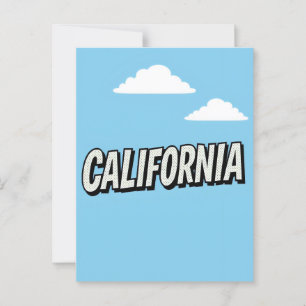 カリフォルニアの夢の葉書 – Vintage Travel Vibe ポストカード