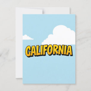 カリフォルニアの夢の葉書 – Vintage Travel Vibe ポストカード