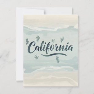 カリフォルニアの夢の葉書 – Vintage Travel Vibe ポストカード