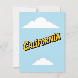 カリフォルニアの夢の葉書 – Vintage Travel Vibe ポストカード