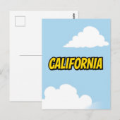カリフォルニアの夢の葉書 – Vintage Travel Vibe ポストカード (正面/裏面)