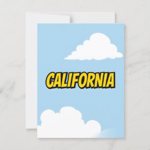 カリフォルニアの夢の葉書 – Vintage Travel Vibe ポストカード