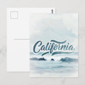 カリフォルニアの夢の葉書 – Vintage Travel Vibe ポストカード (正面/裏面)