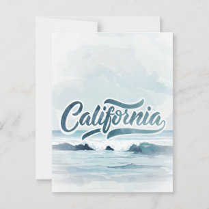 カリフォルニアの夢の葉書 – Vintage Travel Vibe ポストカード