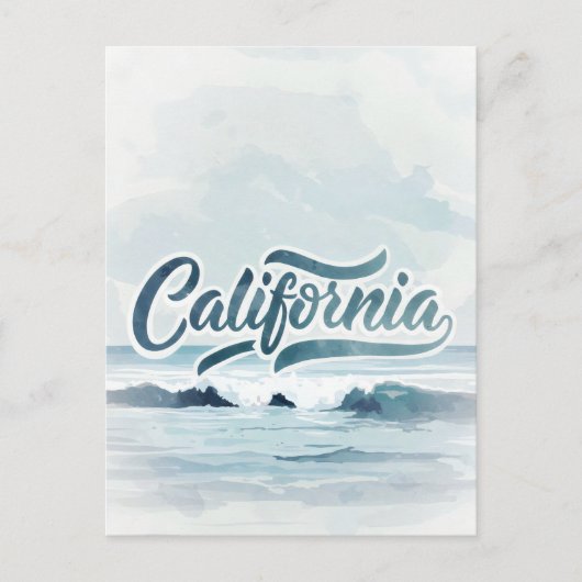 カリフォルニアの夢の葉書 – Vintage Travel Vibe ポストカード (正面)