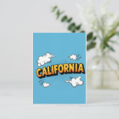 カリフォルニアの夢の葉書 – Vintage Travel Vibe ポストカード (スタンド正面)
