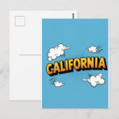 カリフォルニアの夢の葉書 – Vintage Travel Vibe ポストカード (正面/裏面)