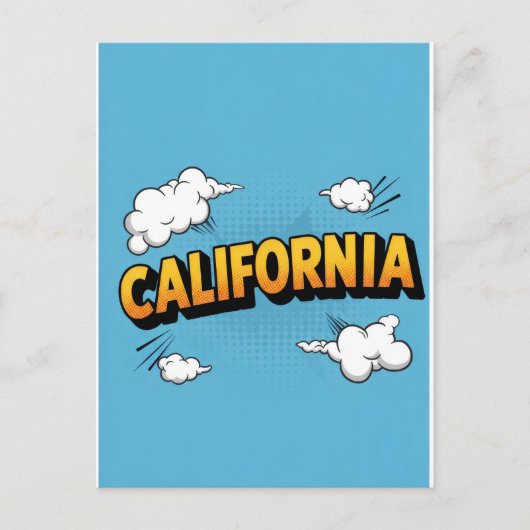 カリフォルニアの夢の葉書 – Vintage Travel Vibe ポストカード (正面)