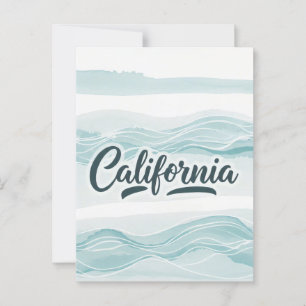 カリフォルニアの夢の葉書 – Vintage Travel Vibe ポストカード