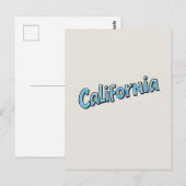 カリフォルニアの夢の葉書 – Vintage Travel Vibe ポストカード (正面/裏面)