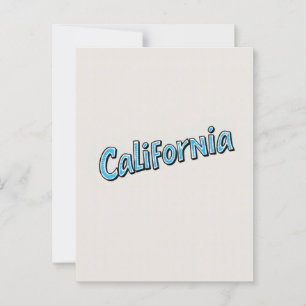 カリフォルニアの夢の葉書 – Vintage Travel Vibe ポストカード