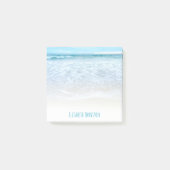 カリフォルニアの夢を見る海ビーチ波の写真カスタム ポストイット (正面)