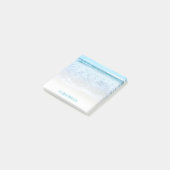 カリフォルニアの夢を見る海ビーチ波の写真カスタム ポストイット (アングル)