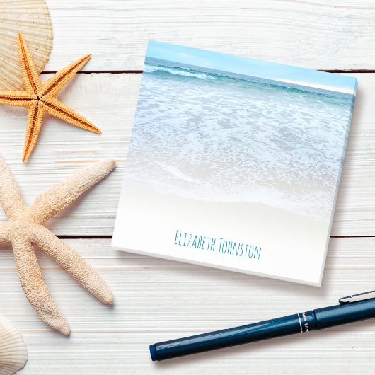カリフォルニアの夢を見る海ビーチ波の写真カスタム ポストイット