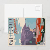 カリフォルニアの夢見るポストカード ポストカード (正面/裏面)