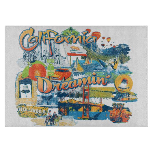 カリフォルニアの夢 カッティングボード (正面)