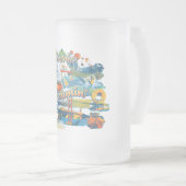 カリフォルニアの夢 フロストグラスビールジョッキ (正面右)