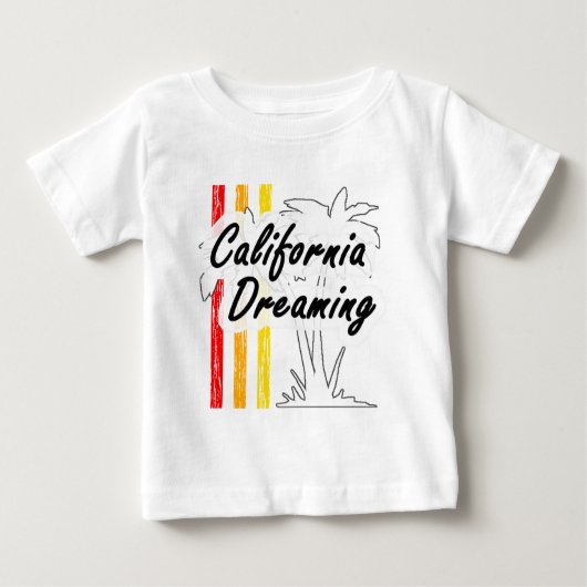 カリフォルニアの夢 ベビーTシャツ (正面)