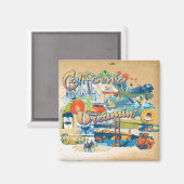 カリフォルニアの夢 マグネット (正面/裏面)