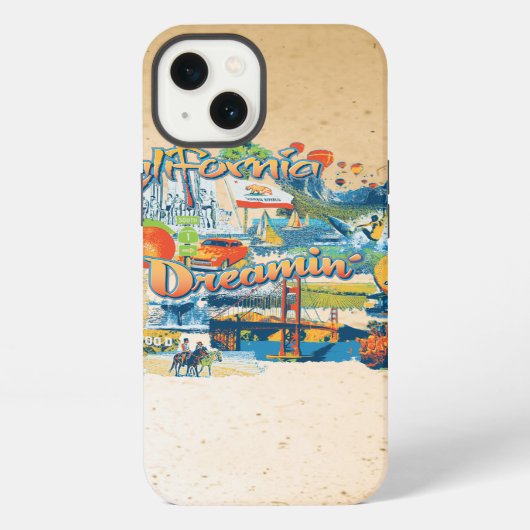 カリフォルニアの夢 iPhoneケース (裏面)