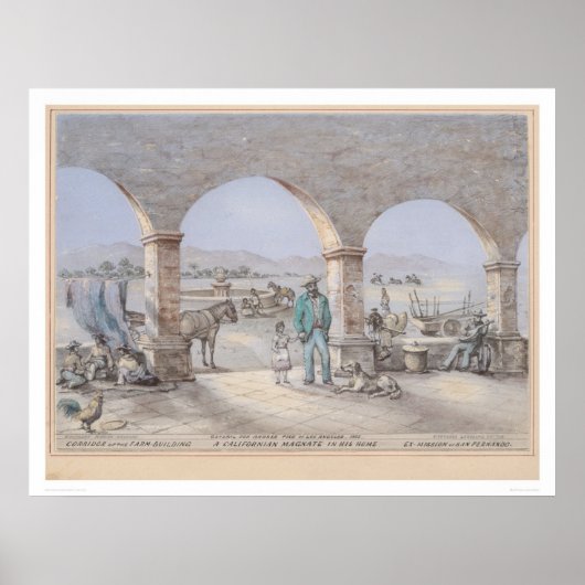 カリフォルニアの大物が彼の家に住んでいた(1317年) ポスター (正面)