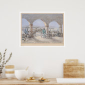 カリフォルニアの大物が彼の家に住んでいた(1317年) ポスター (キッチン)