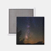カリフォルニアの天の川の夜空 マグネット (正面/裏面)