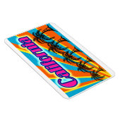 カリフォルニアの太陽とヤシの木#1磁石 マグネット (右側)