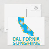 カリフォルニアの太陽 ポストカード (正面/裏面)