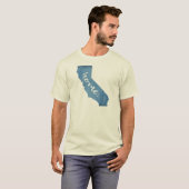 カリフォルニアの家 ウッドグレイン Tシャツ (正面フル)