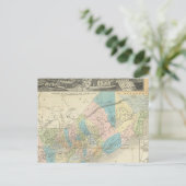 カリフォルニアの州の地図 ポストカード (スタンド正面)