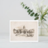 カリフォルニアの州キャピトルのヴィンテージプリント ポストカード (スタンド正面)