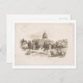 カリフォルニアの州キャピトルのヴィンテージプリント ポストカード (正面/裏面)