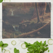 カリフォルニアの巨大なセイヨウカンノキ キッチンタオル (折り畳み)