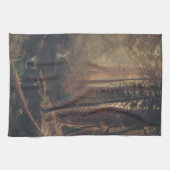 カリフォルニアの巨大なセイヨウカンノキ キッチンタオル (横)