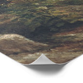 カリフォルニアの巨大なレッドウッドの木 ポスター (角)