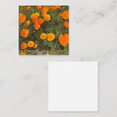 カリフォルニアの愛が花開くバレンタイン ノートカード (正面/裏面)