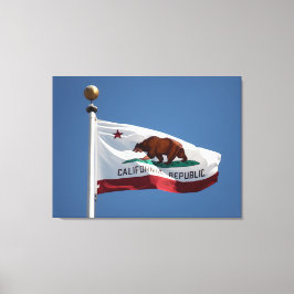 カリフォルニアの旗 キャンバスプリント